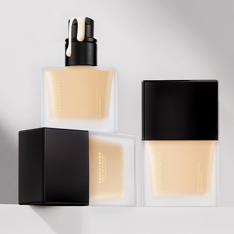 MKING PRETTY Black Cover Sekkisei Liquid Foundation คอนซีลเลอร์ควบคุมความมันให้ความชุ่มชื้น
