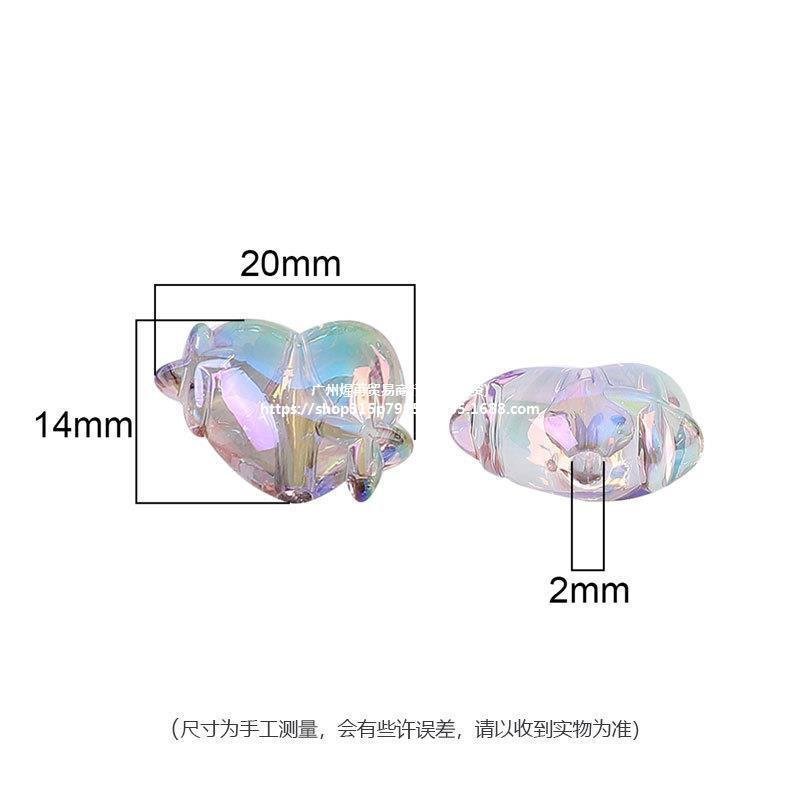 ลูกปัดแฮนด์เมดข้ามพรมแดน สีสันสดใส สำหรับสร้อยคอและสร้อยข้อมือ VT4