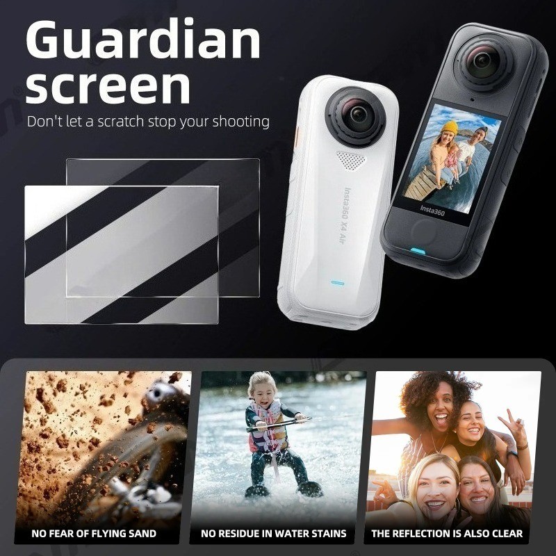กระจกนิรภัยกันรอยสําหรับ Insta360 x4 Air HD ฟิล์มกันรอยหน้าจอป้องกันรอยขีดข่วน ราคา ถูกที่สุด ดีลบีเคเค แกลเลอรีภาพที่ 6