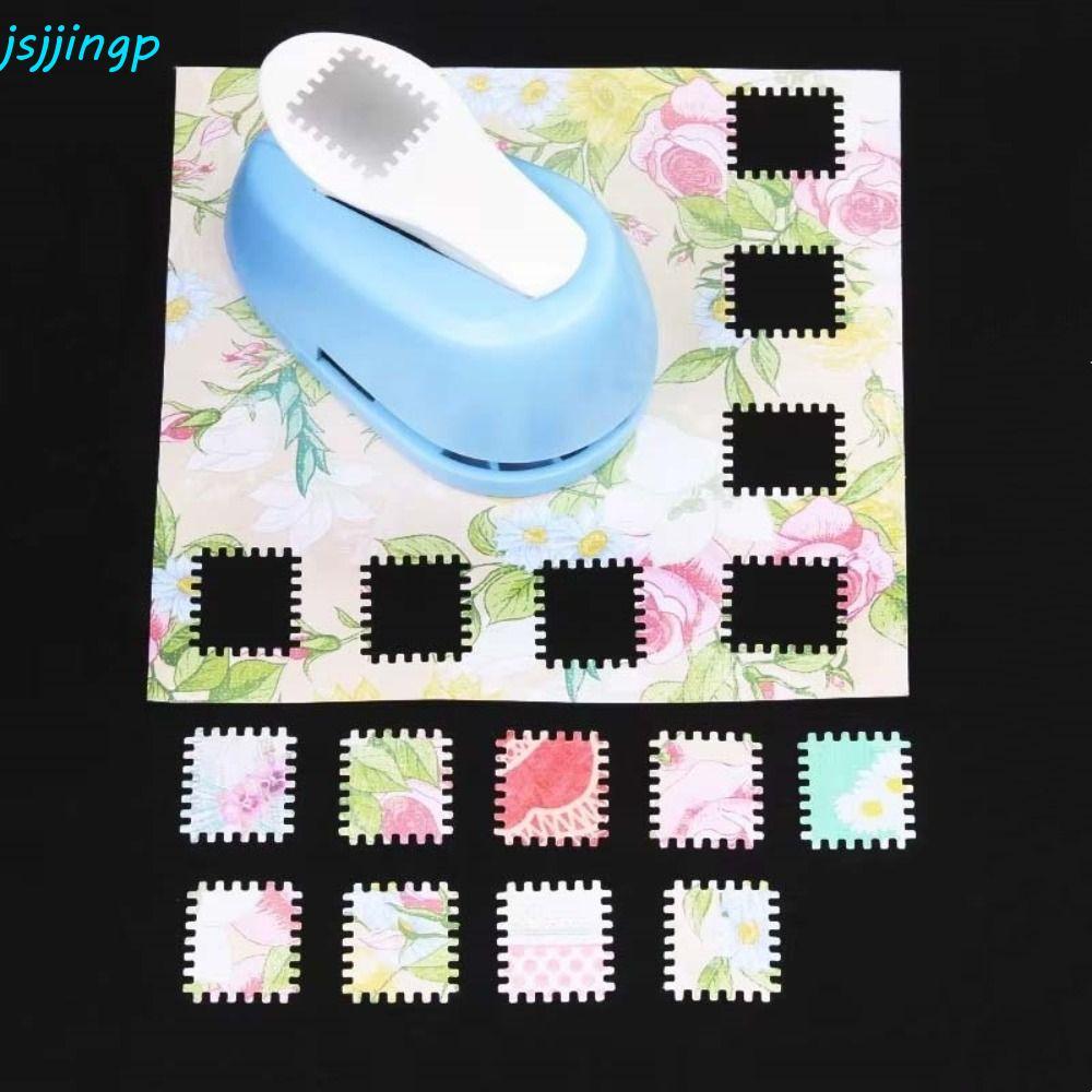 ลายนูน JSJJINGP|ตัดหัตถกรรมแสตมป์รูปร่างแสตมป์ขอบหมัด,เครื่องเขียนเจาะรูกระดาษประหยัดแรงงานตัดฟันเครื่องเจาะลายนูนสําหรับการ์ด