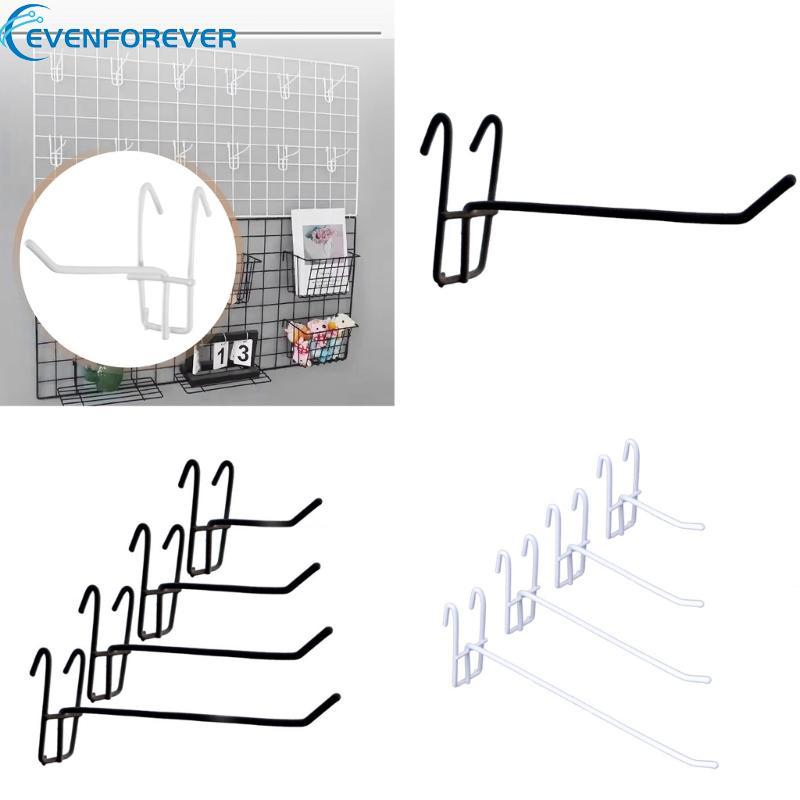 EV 10 ชิ้นอเนกประสงค์ Pegboard ตะขอตารางผนังตาข่ายขายปลีกแสดง Shop Peg สินค้าชั้นวาง Minimalist แผง 