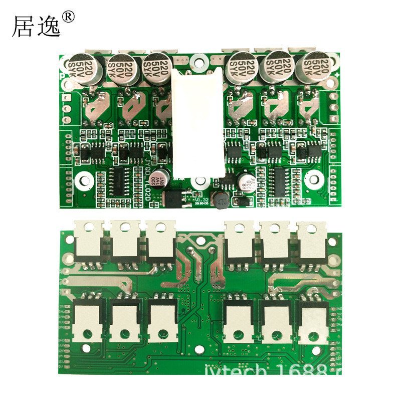 พร้อมมอเตอร์ฟังก์ชั่นเบรค 01D02D Driver Board พร้อม Hall Juyi Brushless Driver Board IMLU
