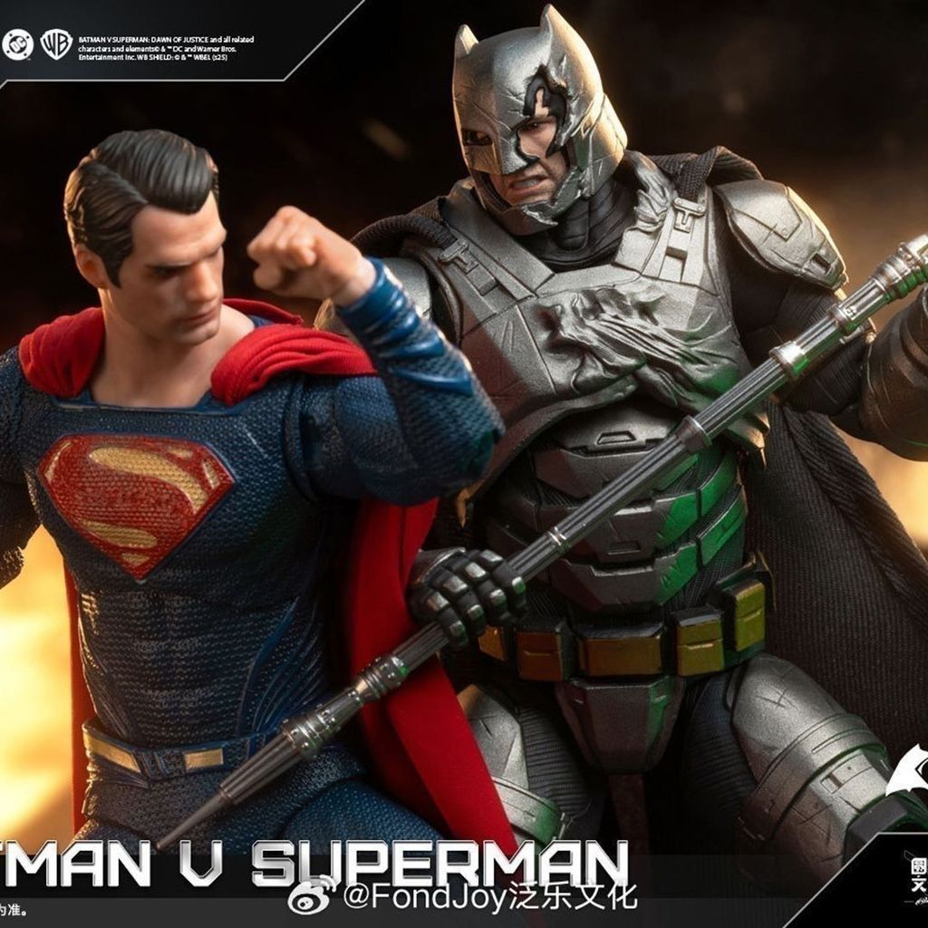 FondJoy Fanle BVS Superman vs Batman Deluxe Set 1/9 เคลื่อนย้ายได้