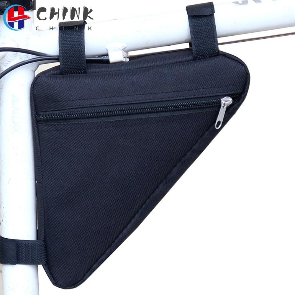 CHINK MTB Frame Bag Pouch Outdoor Black Triangle Pouch