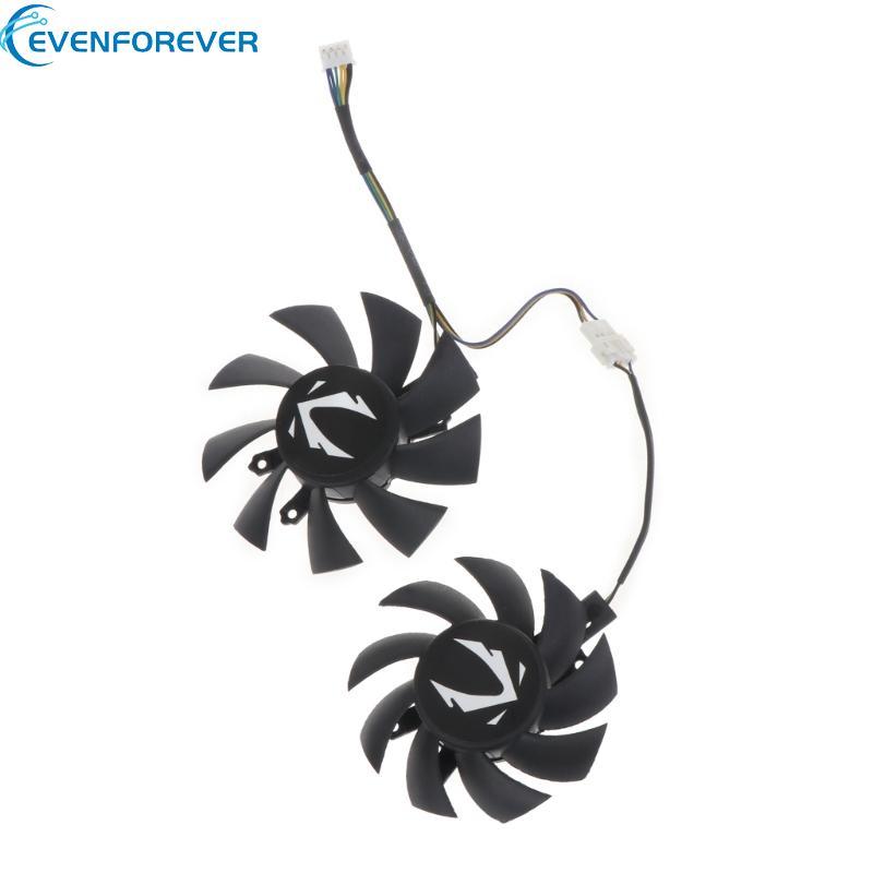 EV CF8015H12S DC12V 0 32A พัดลม VGA สําหรับ ZOTAC GAMING GeForce GTX 1660 SUPER กราฟิกการ์ดพัดลมระบา