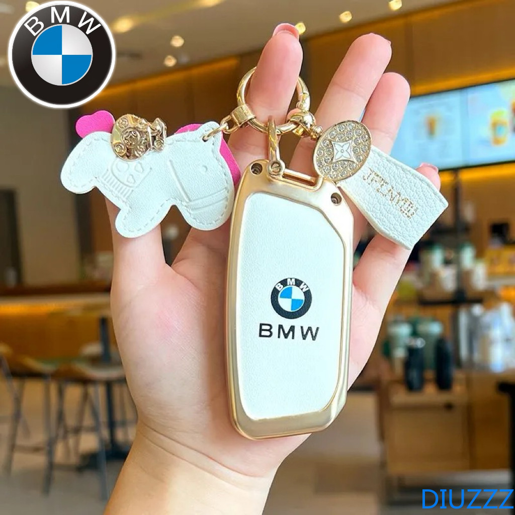 สําหรับ BMW 530i 540i 550e 750e 740i 760i X1 X2 X5 X6 X7 M5 iX1 iX2 iX XM i5 i7 สังกะสีอัลลอยด์หนังร