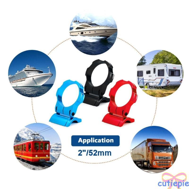 Cutie Auto Gauge Meter Pod Mount Holder อลูมิเนียมหลุมเดียวสําหรับรถยนต์ Pillar Gauge Meter อุปกรณ์เ