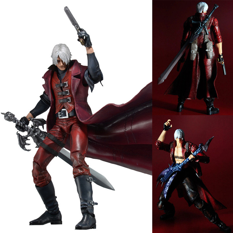 NECA Devil May Cry Dante ดัดแปลง Dante 23 ซม. Devil May Cry Dante รุ่นเคลื่อนย้ายได้