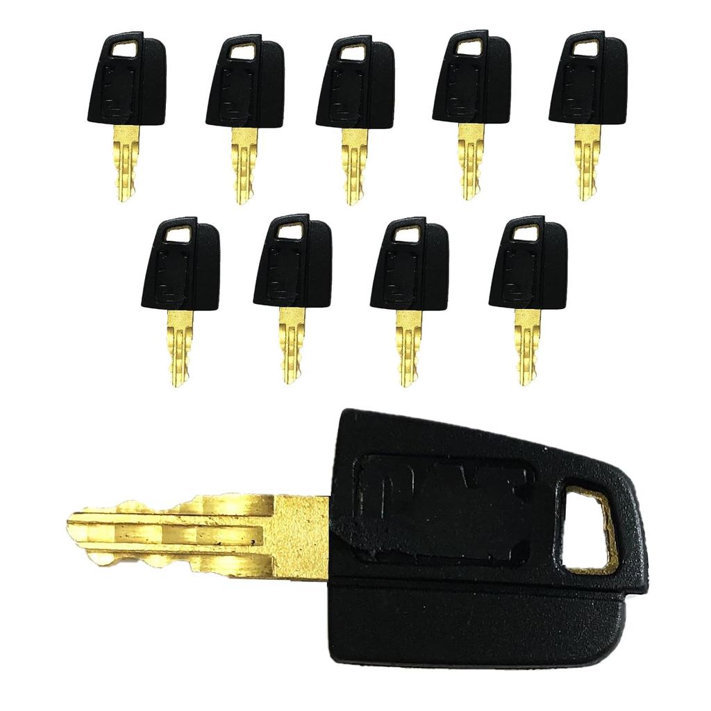 10pk NO 2# Key 5P8500, 5P8500 ปุ่มจุดระเบิดแบบเก่าเหมาะกับ Caterpillar (Fits CAT) อุปกรณ์หนัก (NO 2#