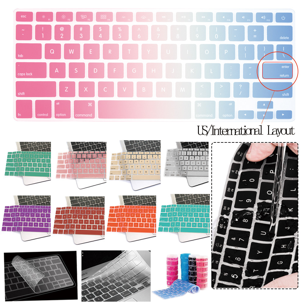 Laptop Keyboard Cover for Macbook Air 13 Inch A1369 A1466 A1342 / Pro 13" A1278 A1425 A1502/ Pro 15 