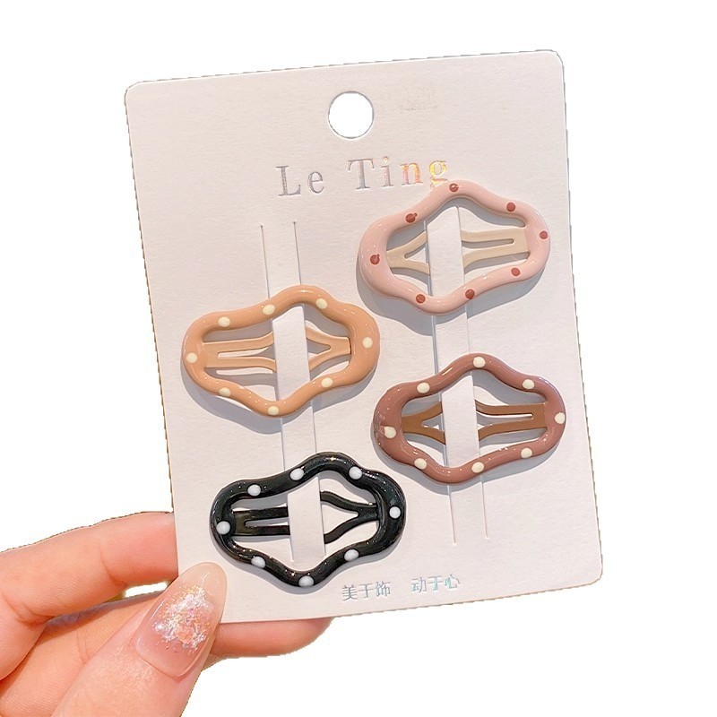 ชุดอุปกรณ์แต่งทรงผมสไตล์เกาหลีสำหรับผู้หญิง 10 ชิ้น - รูปที่ 3