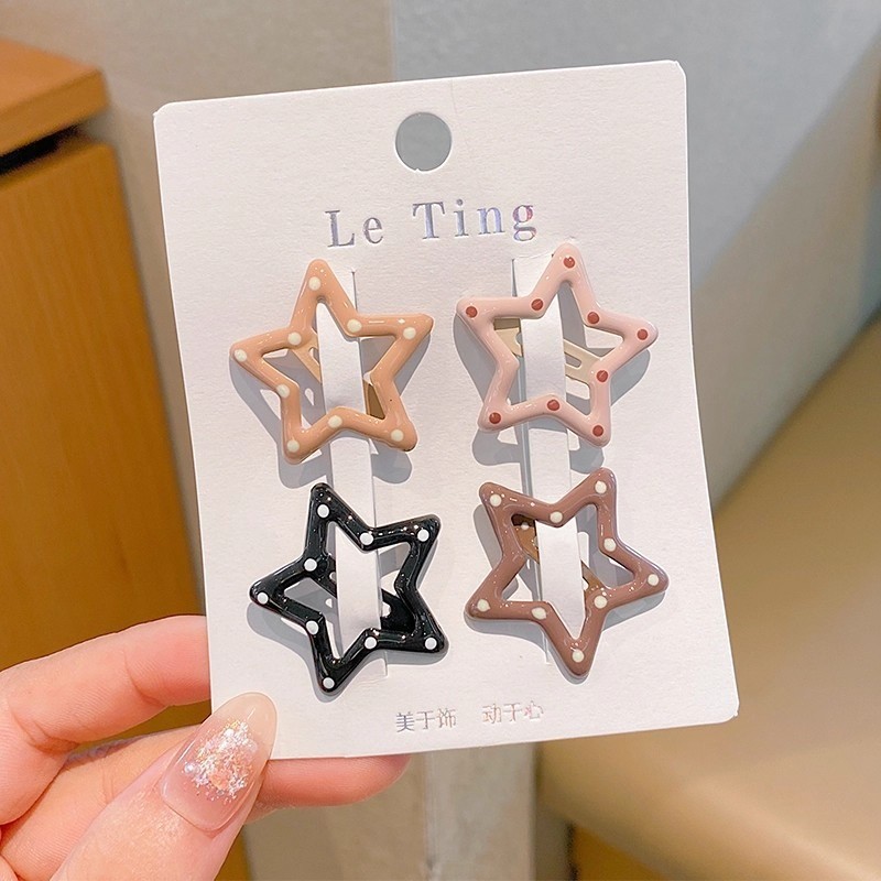 ชุดอุปกรณ์แต่งทรงผมสไตล์เกาหลีสำหรับผู้หญิง 10 ชิ้น - รูปที่ 6