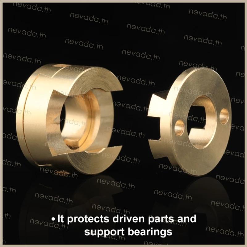 Nev ʚɞ T8 ข้อต่อเพลาเก่า ข้อต่อทองเหลืองกลมแบบยืดหยุ่น สําหรับเครื่องพิมพ์ 3D VzBoT