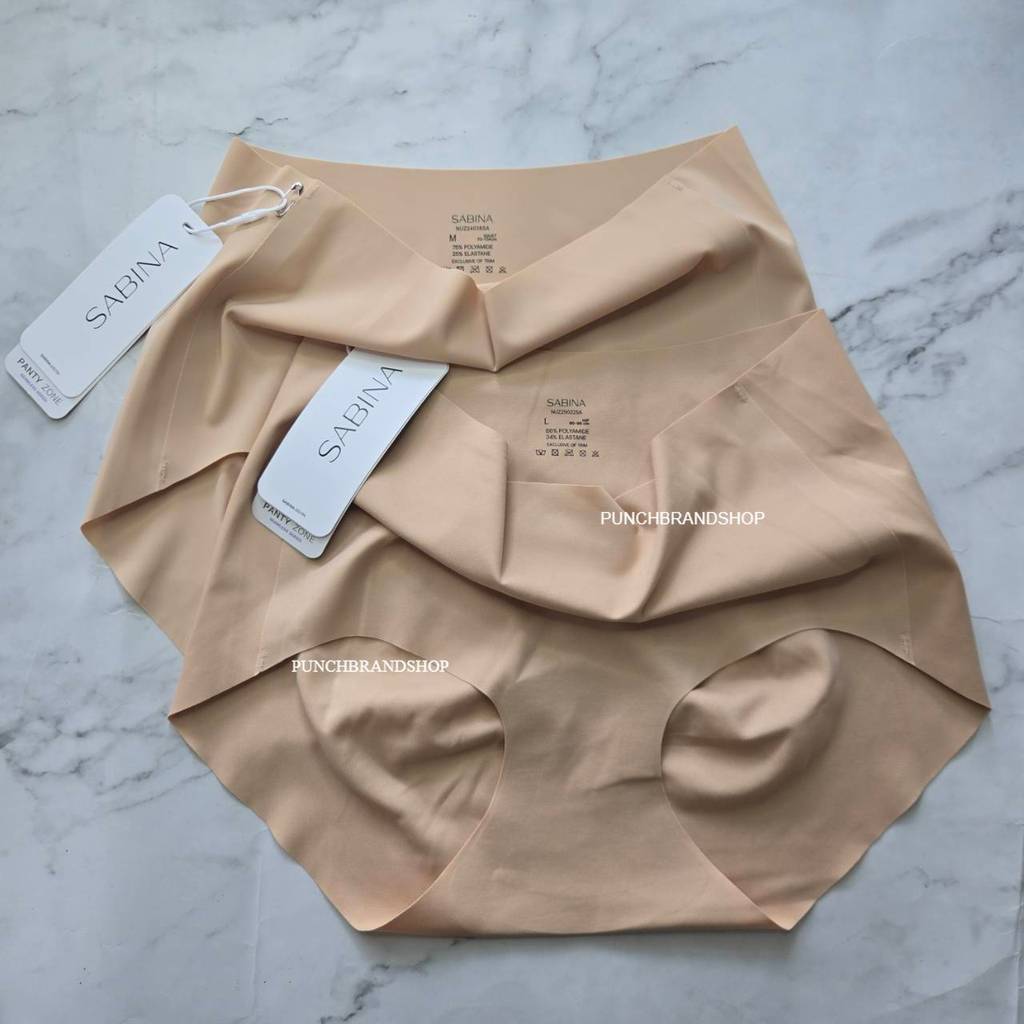 (Set 3 ชิ้น )  กางเกงในเอวกลาง ไร้ขอบ รหัส NUZ25022 / NUZ24038 Sabina Panty Zone Seamless Series (3508) รูปที่ 4
