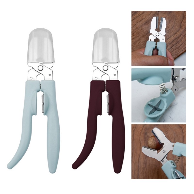 Cc สนิมเกาลัด Sheller สําหรับ Nut Walnuts การออกแบบตามหลักสรีรศาสตร์เปิดครัวเครื่องมือ