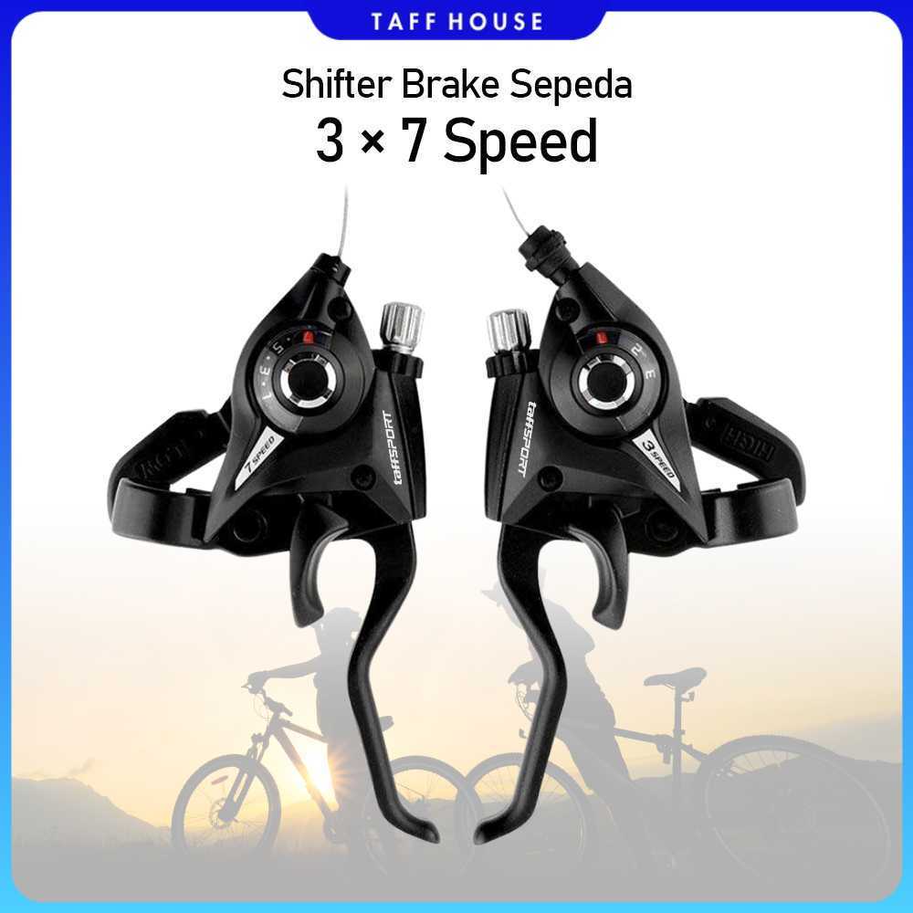 TaffiSPORT Centara Speed Shifter เบรค 3 และ 7 ความเร็วเกียร์จักรยาน 2 ชิ้น