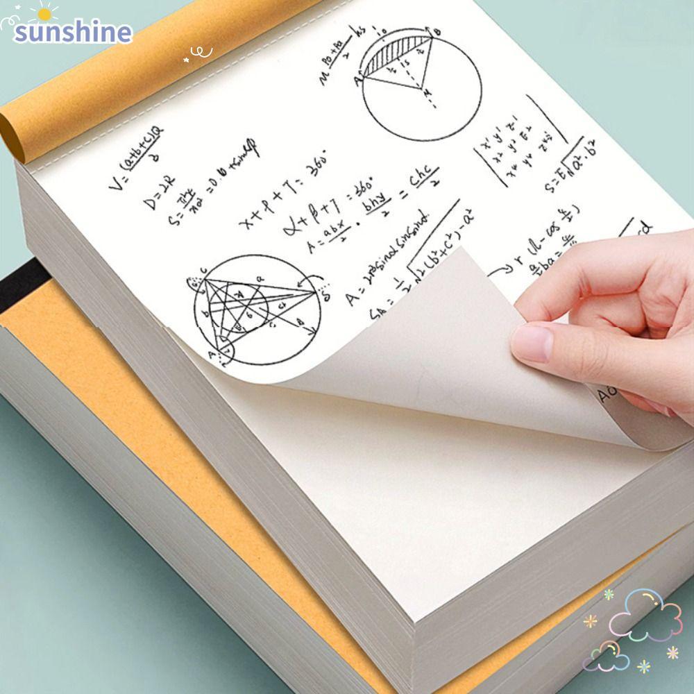 สซันชายน์ กระดาษขูด,สมุดร่างเปล่า/พาร์ทชั่นแบบฉีกได้, นักเรียนเรียบง่ายใช้การเขียนแผ่นบันทึกของขวัญ