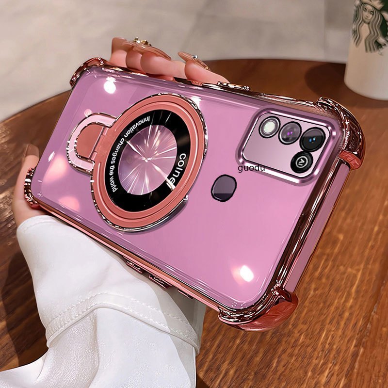 TTCRเคสโทรศัพท์Infinix Hot 10 Play Hot 11 Play Hot 9 Playเคสโทรศัพท์กล้องฝาครอบป้องกันU BracketElect