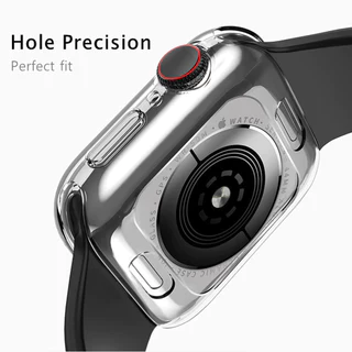 กระจกนิรภัย PC / กรณี TPU อ่อนนุ่มครอบคลุม for Apple Watch Ultra/SE 3 2 Iwatch Series 11 10 9 8 7 6 5 49 45 46 42 44mm