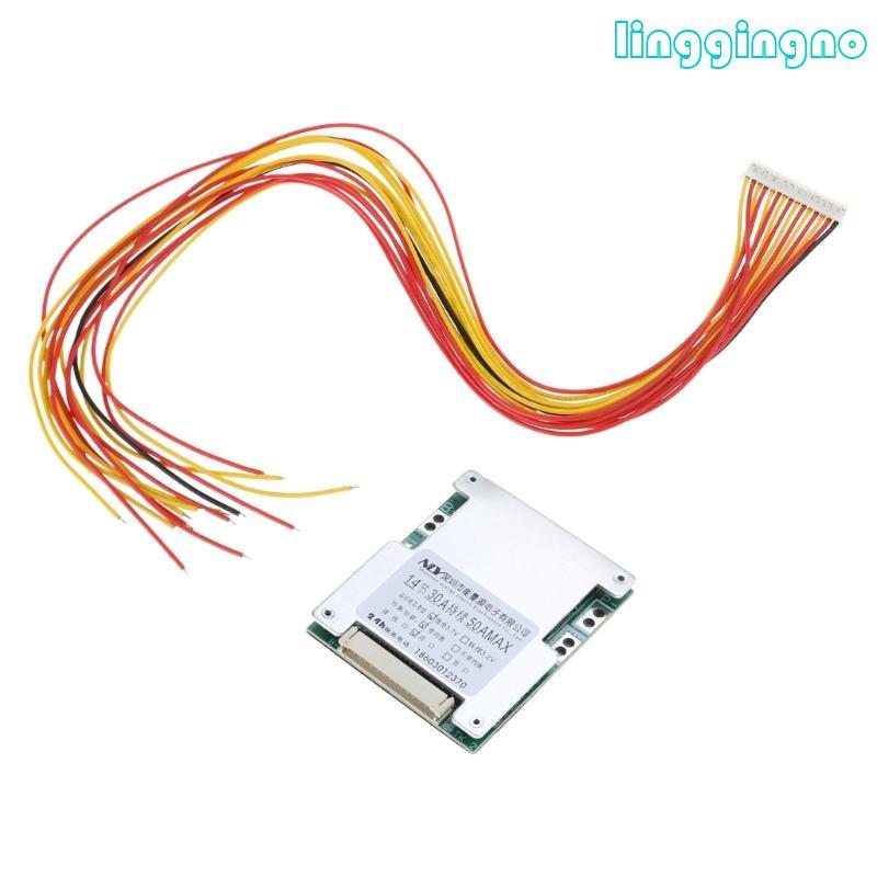 RR 14S 48V 30A สําหรับบอร์ดป้องกัน Electronics Li-ion Cell BMS- PC