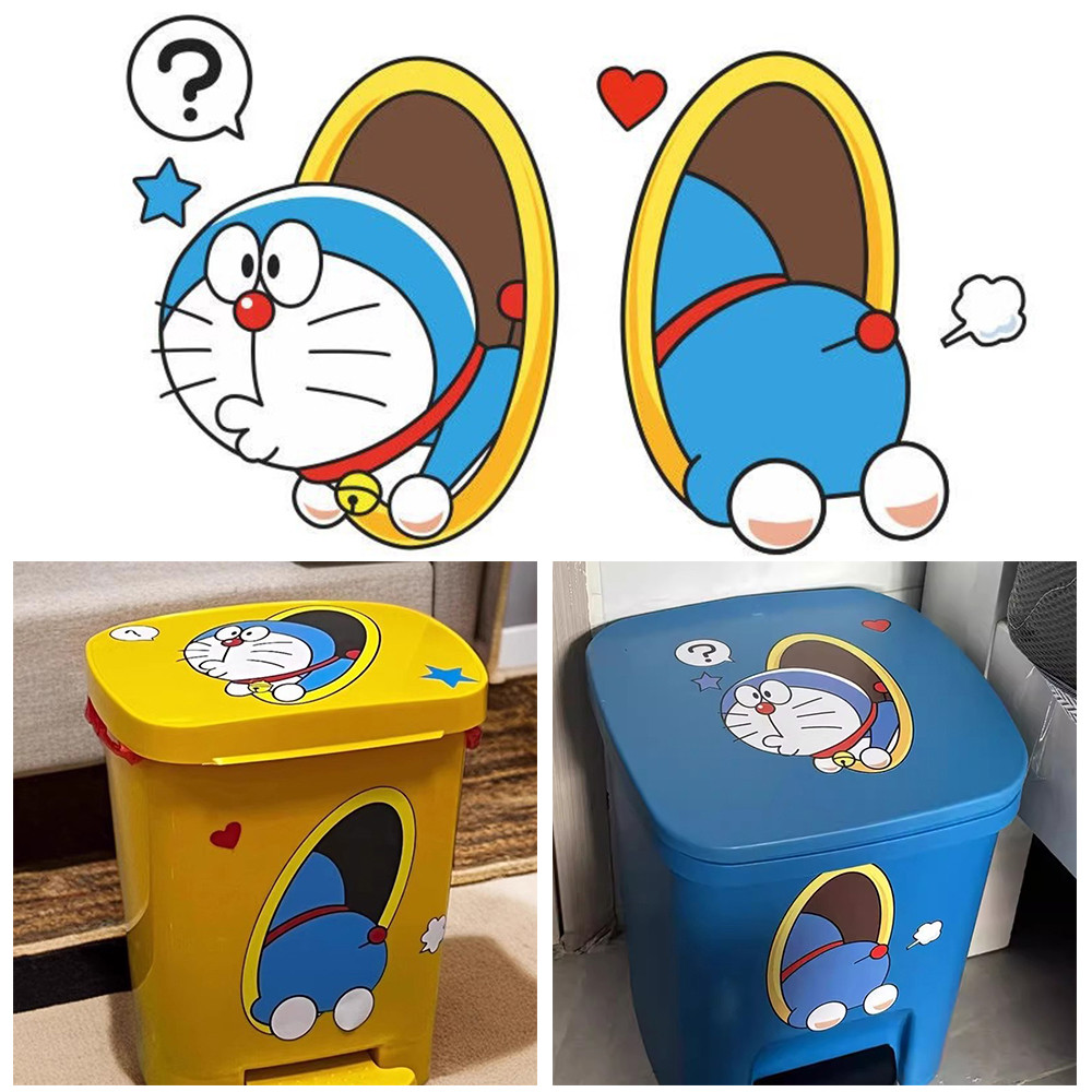 สติ๊กเกอร์ติดรถยนต์กันน้ํา ออกแบบลายโดราเอมอนน่ารัก