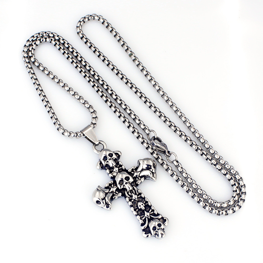 สร้อยคอมetallicaแบบย้อนยุคสำหรับผู้ชาย ออกแบบโดยใช้วัสดุเหล็กไทเทเนียม - รูปที่ 4