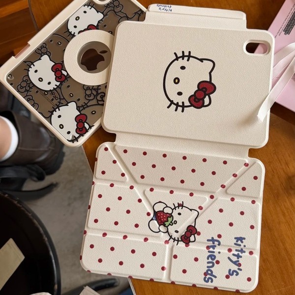 เคส ipad gen10 เคส ipad เคส ipad gen9 สาย KT น่ารักเหมาะสําหรับเคสป้องกันแท็บเล็ต iPad Apple pro Mag