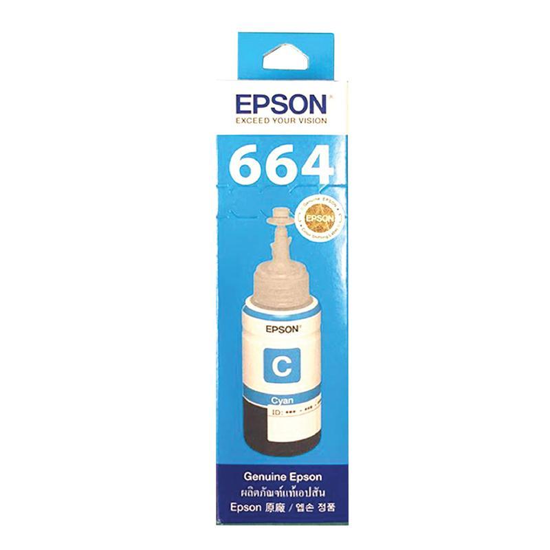 EPSON หมึกอิงค์แท้งค์ รุ่น T664200 สีฟ้า ขนาด 70cc (L100/L200)
