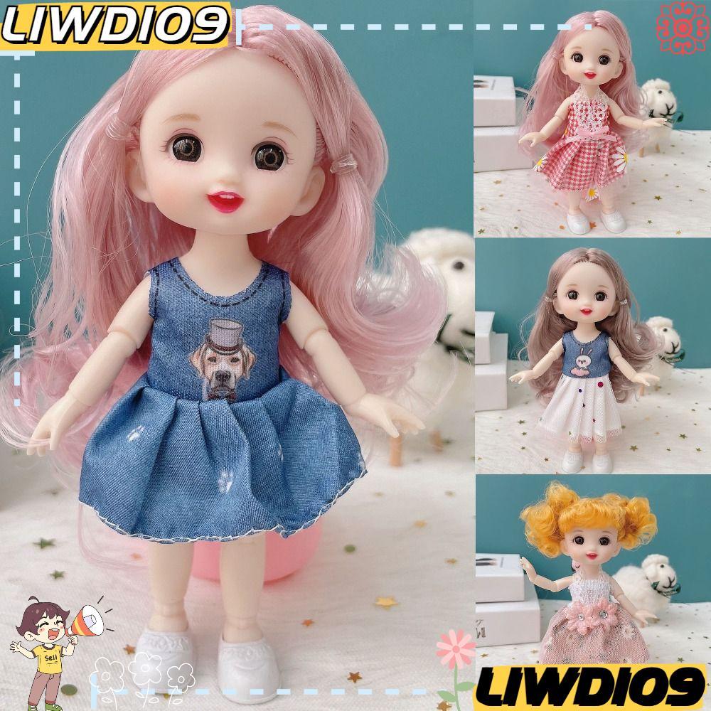 LIWD ตุ๊กตาเสื้อผ้า,หลายสไตล์แฟชั่น High-end Dress Up,คุณภาพสูงเด็ก DIY เสื้อผ้า 16 ~ 17 ซม.ตุ๊กตา