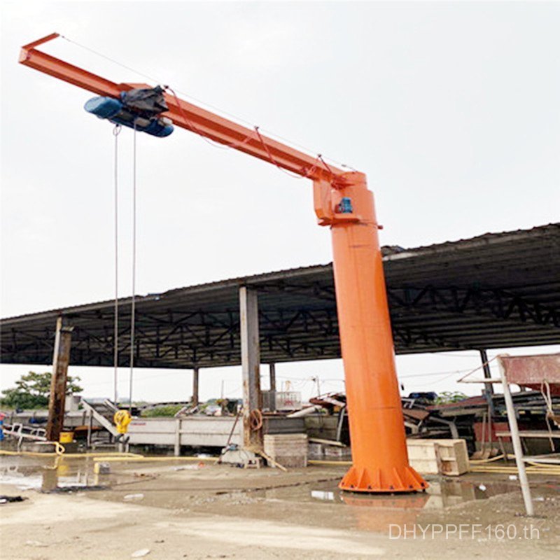 Cantilever ขนาดเล็กแขวนไฟฟ้า Cantilever แขวนแขนเดี่ยวแขวนหมุน Crane ตัน 360 องศา Workshop คอลัมน์ประ