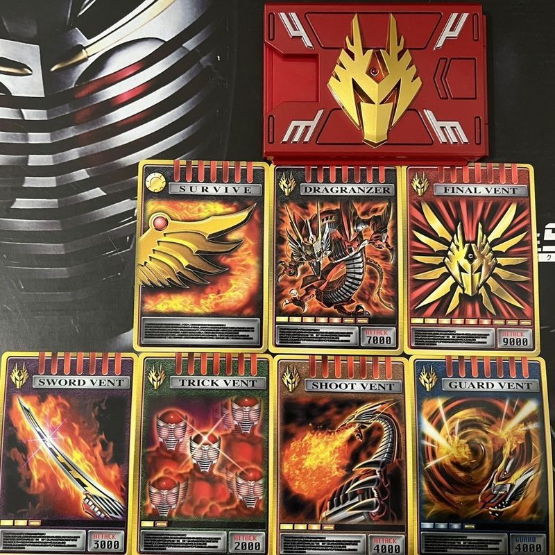 【พร้อมส่ง】csm kamen rider ryuki card dx kamen rider ตลับการ์ด ryuki converge kamen rider gotchard มา
