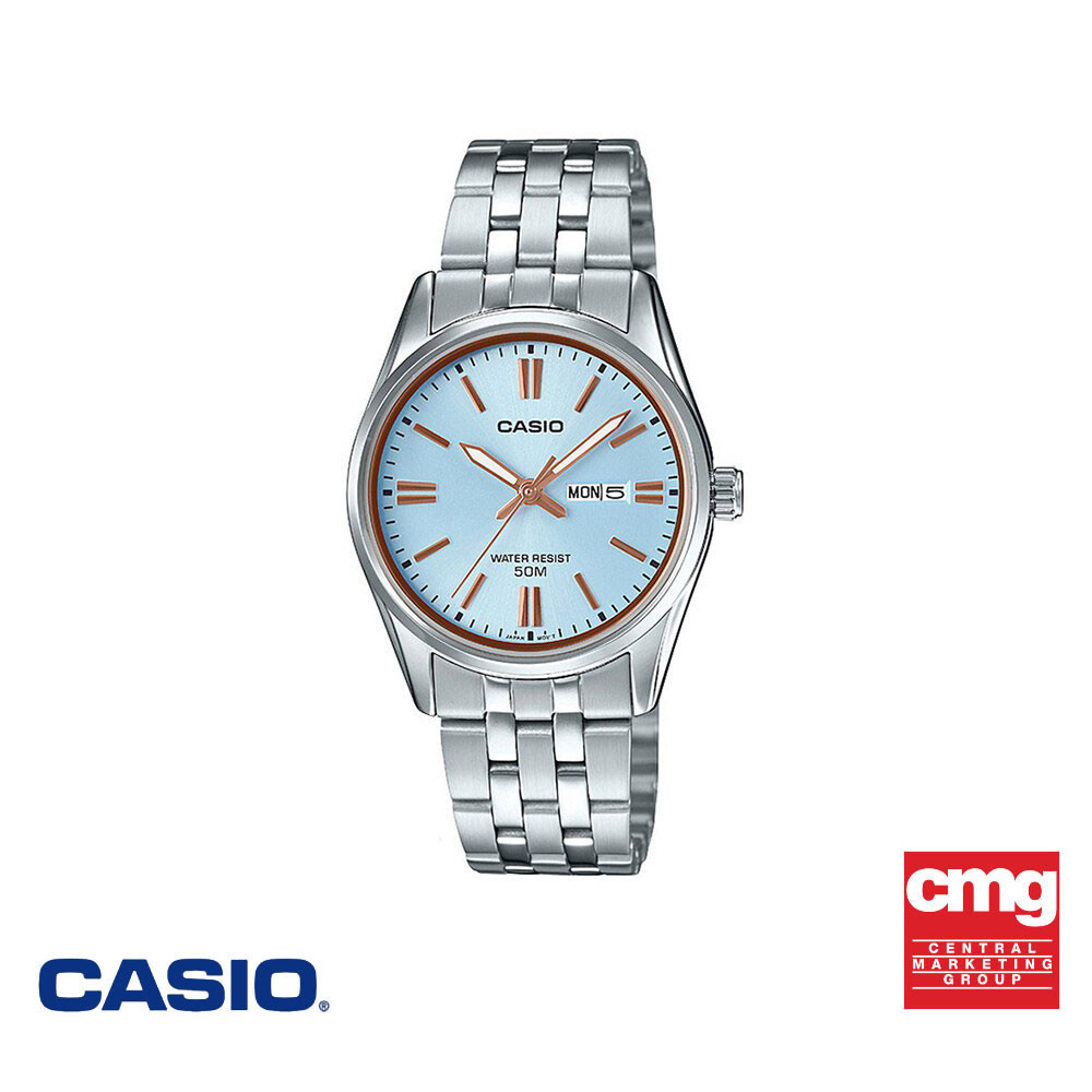 CASIO นาฬิกาข้อมือผู้หญิง GENERAL รุ่น LTP-1335D-2AVDF นาฬิกา นาฬิกาข้อมือ นาฬิกาข้อมือผู้หญิง