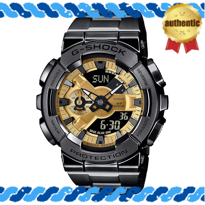 [Casio] G-Shock Wristwatch [Domestic Genuine Product] Metal-Covered GM-110BD-1A9JF Men's Black