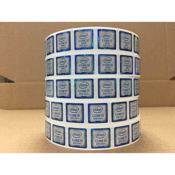 [สติ๊กเกอร์ 2026] แล็ปท็อป Eighth Generation cpu i5 i7 สติกเกอร์ฉลาก core 8th Generation core i3 i5 