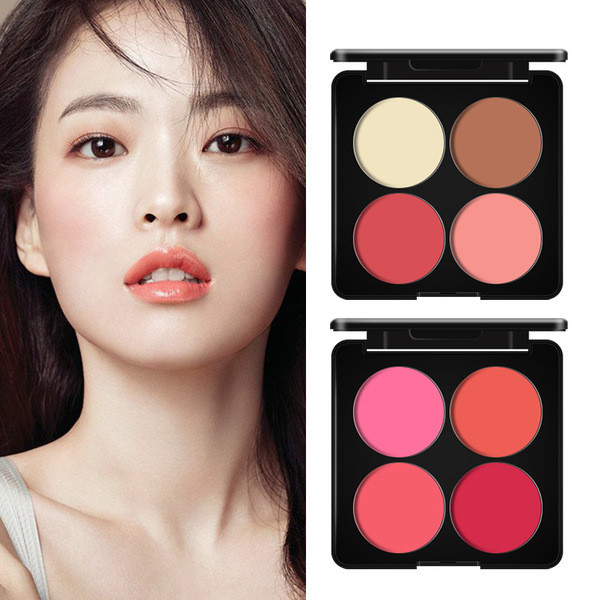 3ce oh my blush Xinfei 3CE Blush Cream Blush All-in-One แผ่นไฮไลท์ Contouring Nose Shadow แต่งหน้า F