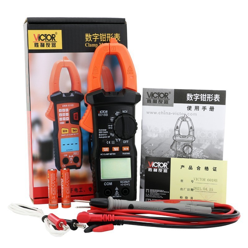 Victory VC6018A/VC6018C/VC6018E Digital Clamp Meter เครื่องทําความเย็นซ่อมวัดตัวเก็บประจุช่างไฟฟ้า C