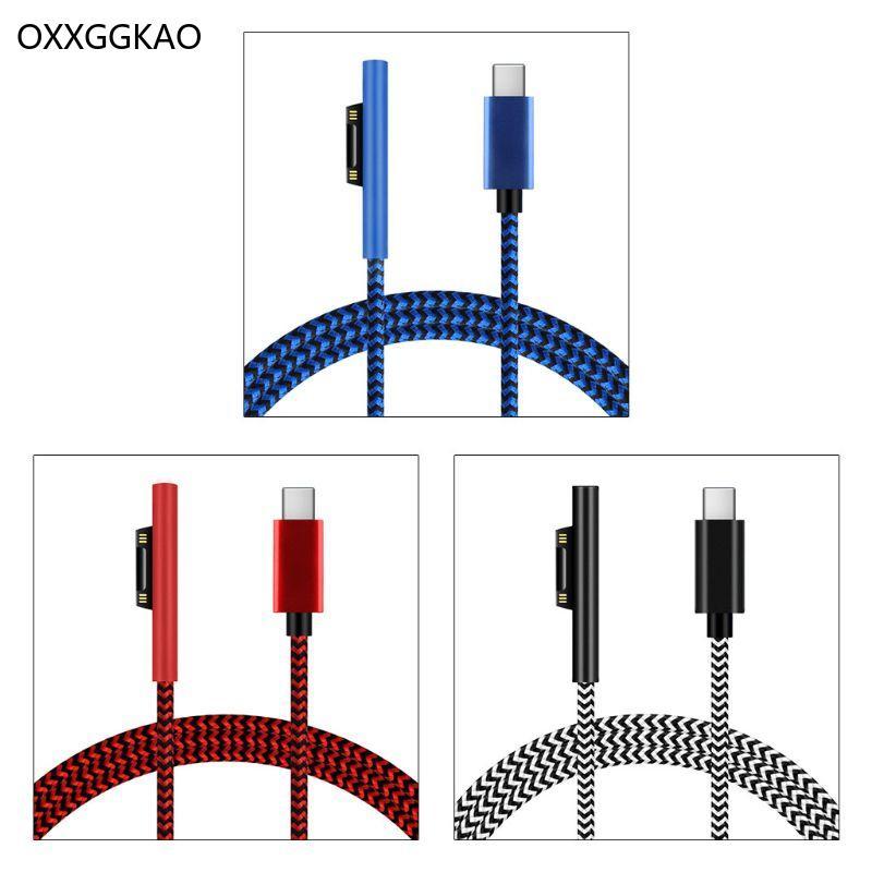 OXXGGKAO Universal Type-C Power Adapter สําหรับ Surface 3 4 5 6 7 แล็ปท็อป 15V 3A