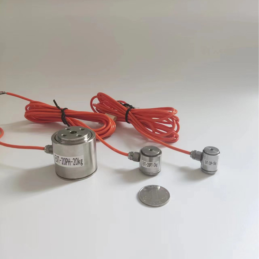 EVT-20ปริญญาเอก-50กิโลกรัมรอบคอลัมน์ขนาดเล็กประเภทดึงเซ็นเซอร์ความดันโหลดเซ็นเซอร์ความดันการติดตั้งก