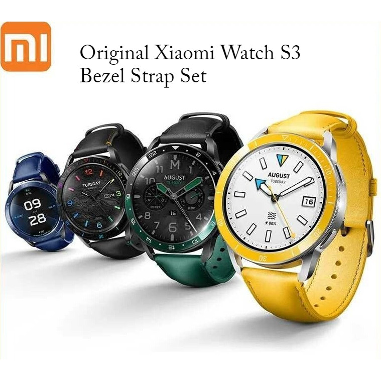 Xiaomi Watch S3 Bezel Strap Set สายรัดข้อมือ สายนาฬิกา อุปกรณ์เสริม เคส แหวนด้านนอก (ไม่มีนาฬิกา)