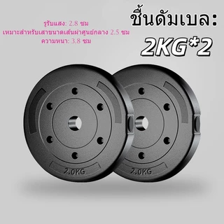 ชิ้นดัมเบลพีวีซีเป็นมิตรกับสิ่งแวดล้อม 1 กก./1.25 กก./1.5 กก./2 กก./2.5 กก./3 กก.บาร์เบล กระดานน้ําหนักอุปกรณ์ออกกําลังกายที่บ้าน (2 ชิ้น)