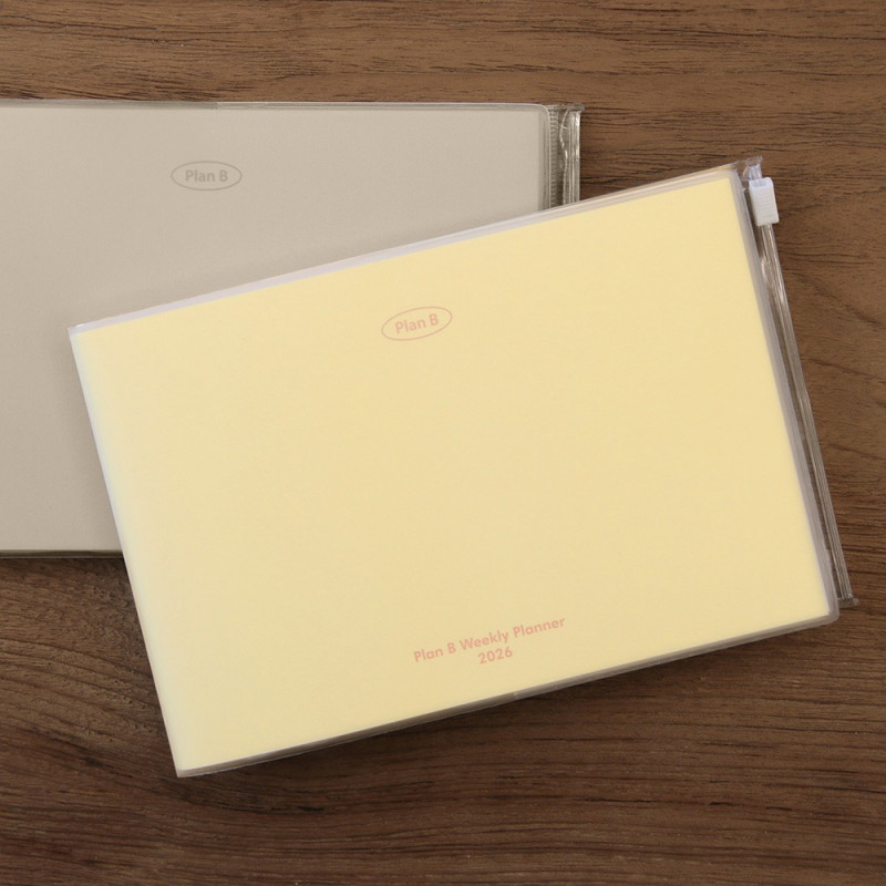 2026 KOREA DIARY — 7321 Design / Plan B Weekly Horizontal Planner