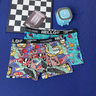 กางเกงชั้นในผู้ชายแฟชั่นระบายอากาศดีไซน์ทันสมัยผู้ชายกางเกงข…