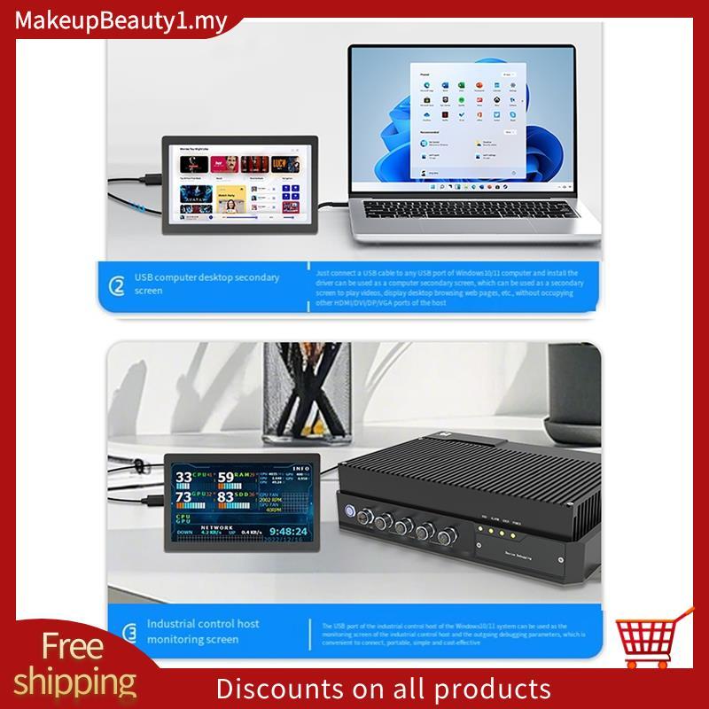 จอแสดงผล IPS LCD ขนาด 5 นิ้วรองรับจอแสดงผลแนวตั้งได้อย่างอิสระ AIDA64