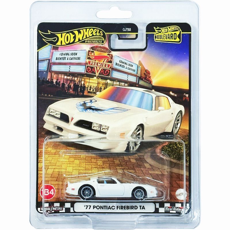 [เคสป้องกันฟรี] Hot Wheels Gold Label Garden Avenue No. 134 ยางยาง Pontiac Firebird Iron Sole