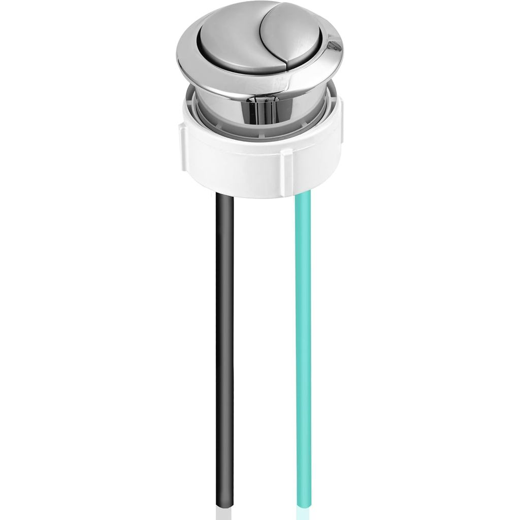 เปลี่ยนปุ่มกดชักโครก 38 มม., อะไหล่ปุ่มกดชักโครกแบบฟลัชชิ่งคู่, เข้ากันได้กับส่วน Geberit & Kohler, 