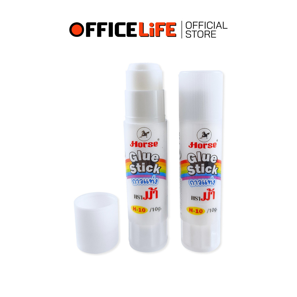 HORSE (ตราม้า) กาวแท่ง Glue Stick รุ่น H-10 ( 1 แท่ง )