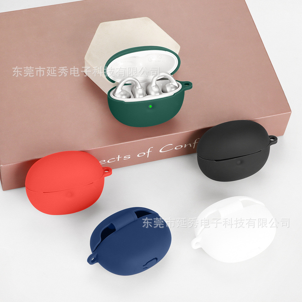 คุณภาพดีCase สําหรับ Baseus Bowie MC1 Pro ฝาครอบหูฟังแบบนุ่มสีทึบ