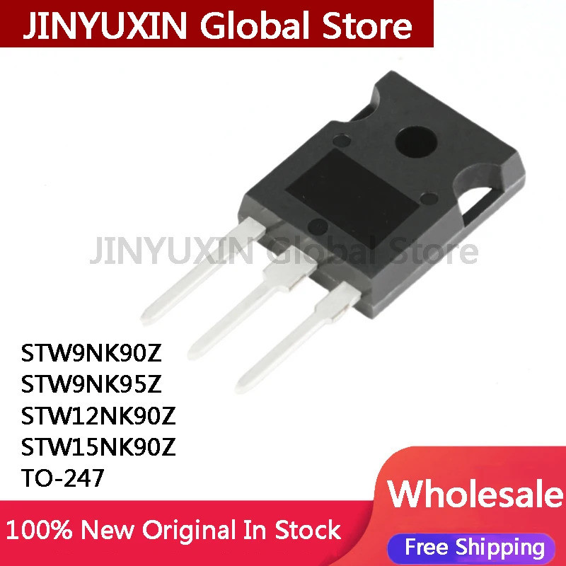 5 ชิ้น STW12NK90Z W9NK90Z W9NK95Z W15NK90Z STW9NK90Z STW9NK95Z STW15NK90Z TO-247 Field Effect ทรานซิ
