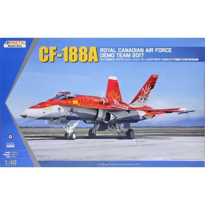 KINETIC CF188A ทีมการสาธิตกองทัพอากาศ Royal Canadian 2017 K48070 [รถตุ๊กๆ TUDM]
