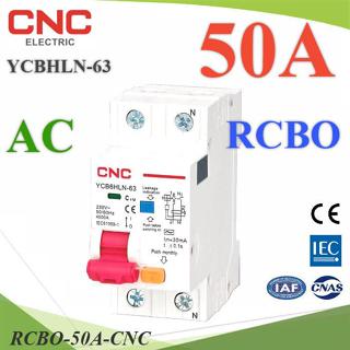 50A RCBO 2P เบรกเกอร์กันดูด AC L-N 30mA Residual Current Cir…